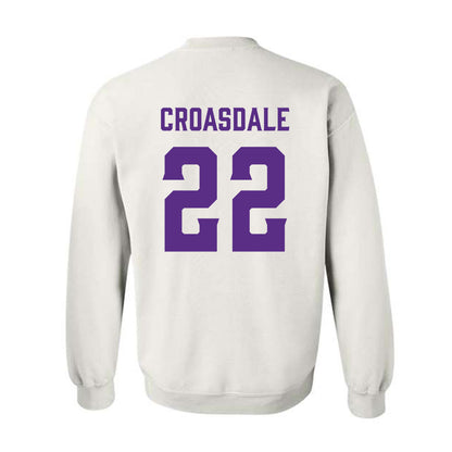 Furman - NCAA Football : Ben Croasdale - Classic Fashion Shersey Crewneck Sweatshirt-1