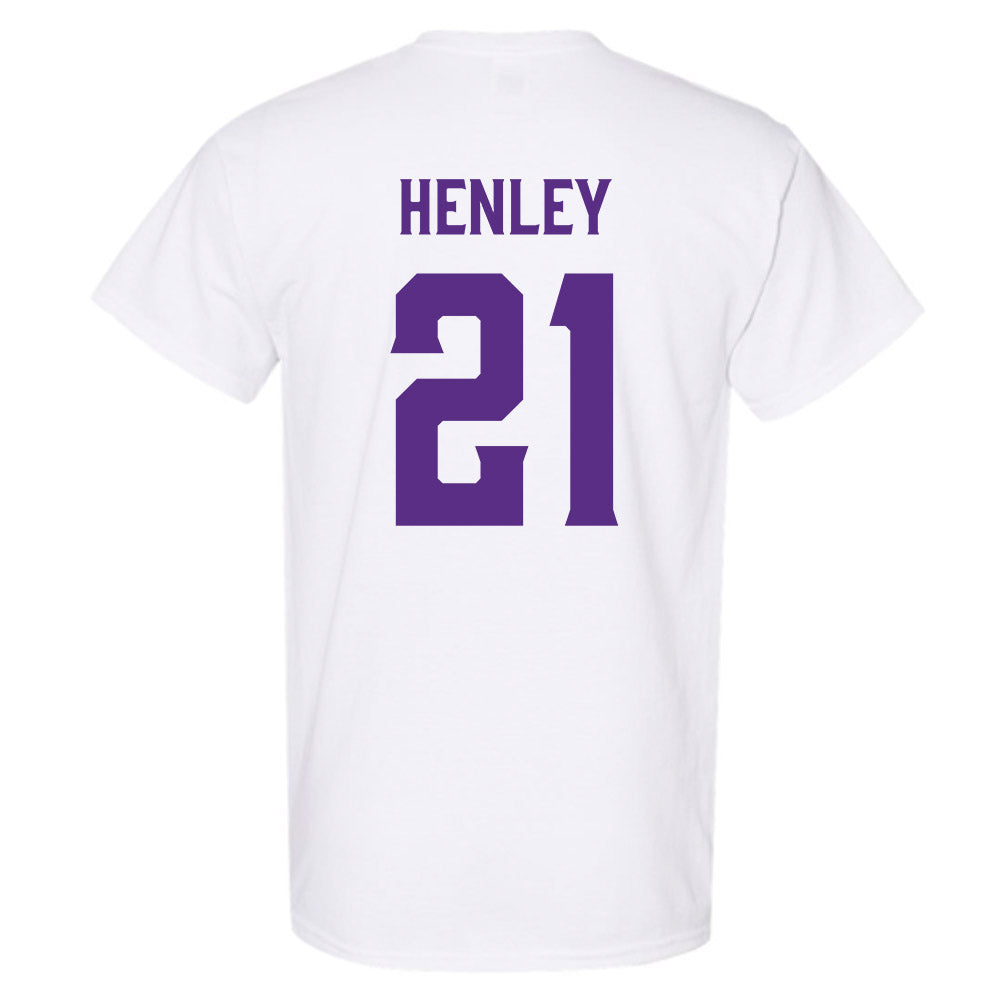 Furman - NCAA Women's Basketball : Niveya Henley - Classic Fashion Shersey T-Shirt-1