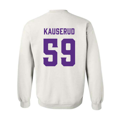 Furman - NCAA Football : Ty Kauserud - Classic Fashion Shersey Crewneck Sweatshirt-1