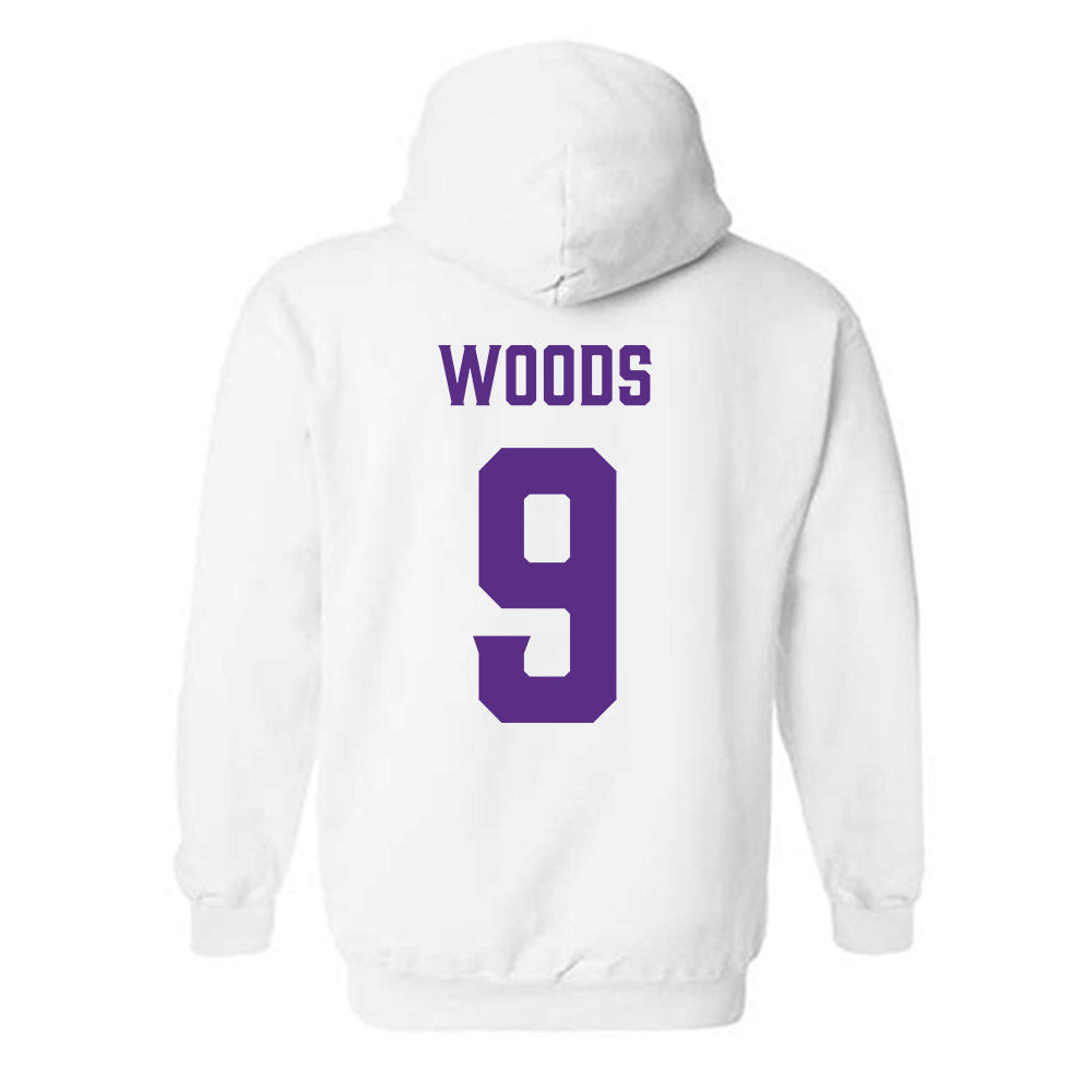 Furman - NCAA Women's Volleyball : Campbell Woods - Classic Fashion Shersey Hooded Sweatshirt-1