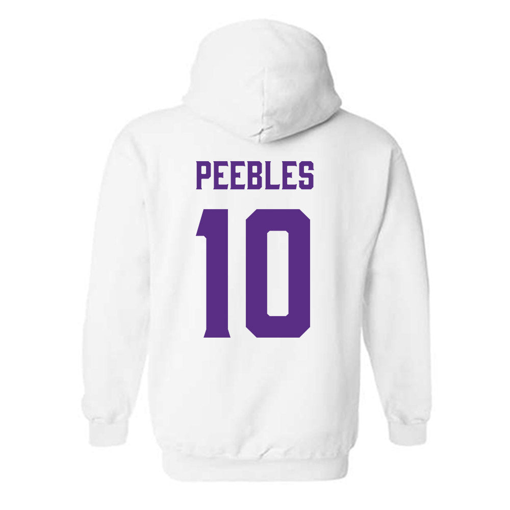 Furman - NCAA Football : Braylon Peebles - Classic Fashion Shersey Hooded Sweatshirt-1
