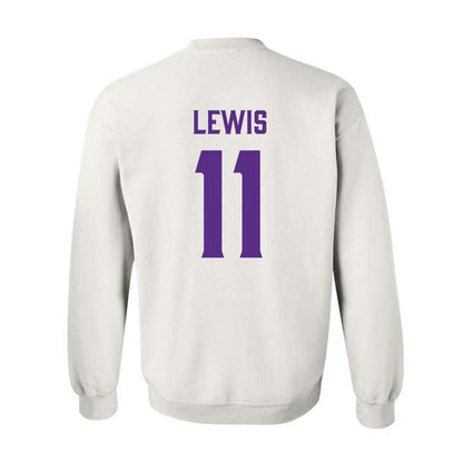 Furman - NCAA Men's Basketball : Gunnar Lewis - Classic Fashion Shersey Crewneck Sweatshirt-1