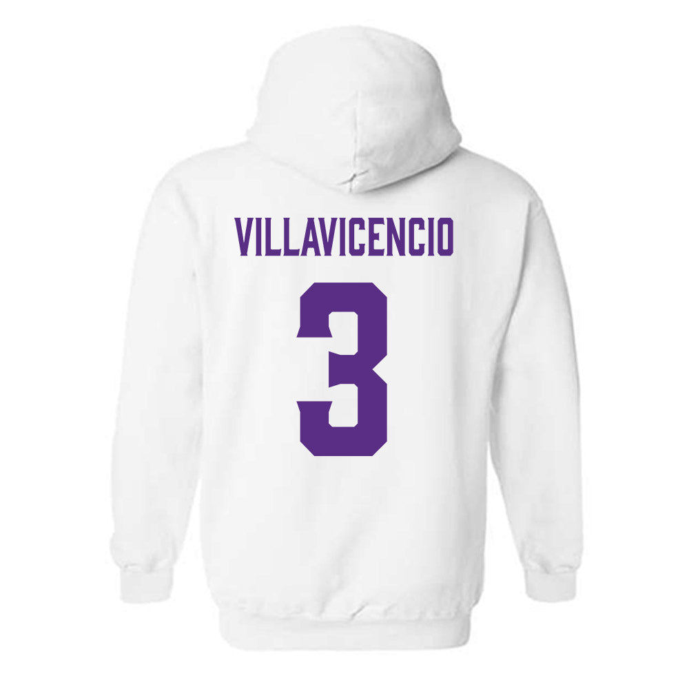 Furman - NCAA Men's Soccer : David Villavicencio - Classic Fashion Shersey Hooded Sweatshirt-1