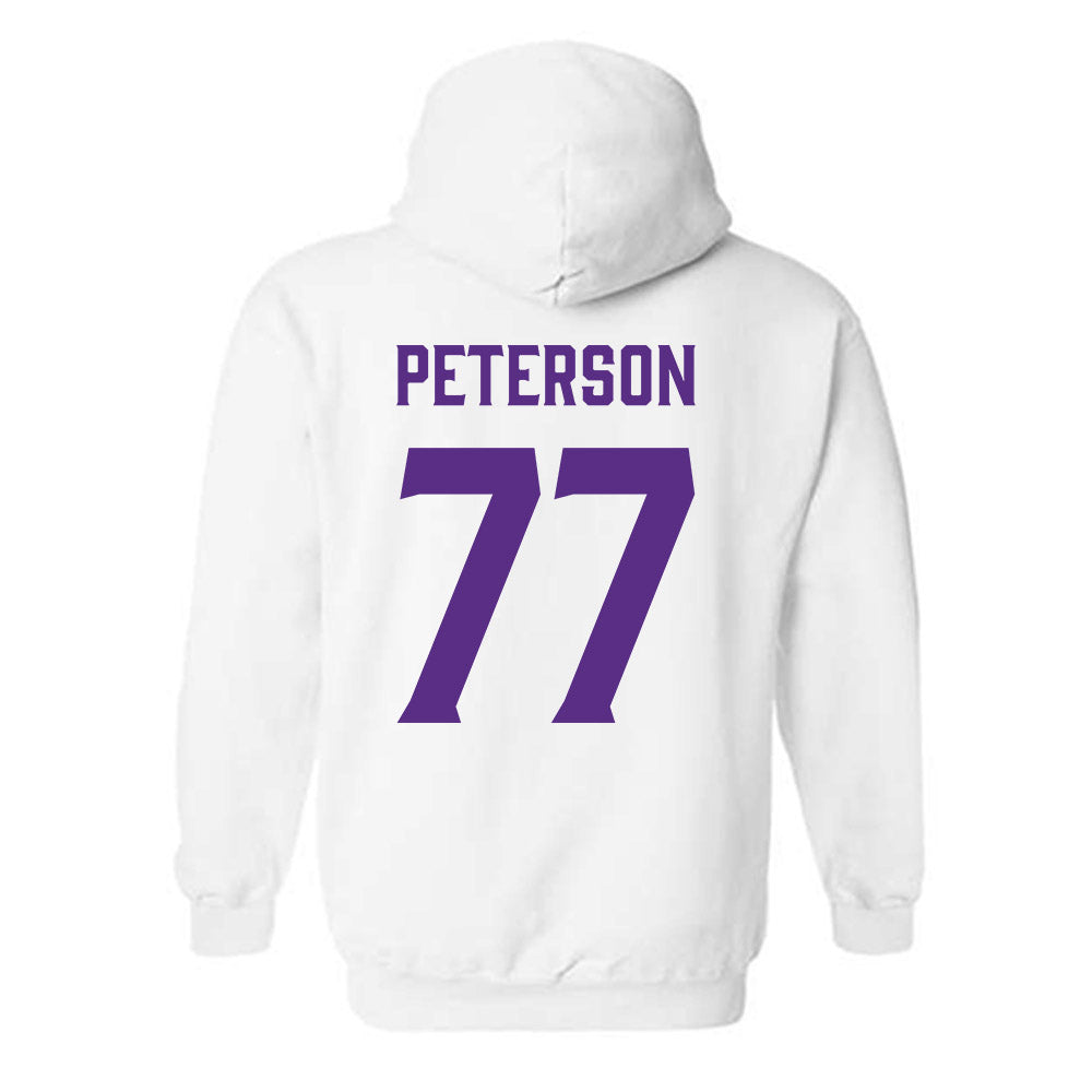 Furman - NCAA Football : Parker Peterson - Classic Fashion Shersey Hooded Sweatshirt-1