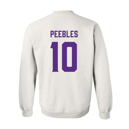 Furman - NCAA Football : Braylon Peebles - Classic Fashion Shersey Crewneck Sweatshirt-1