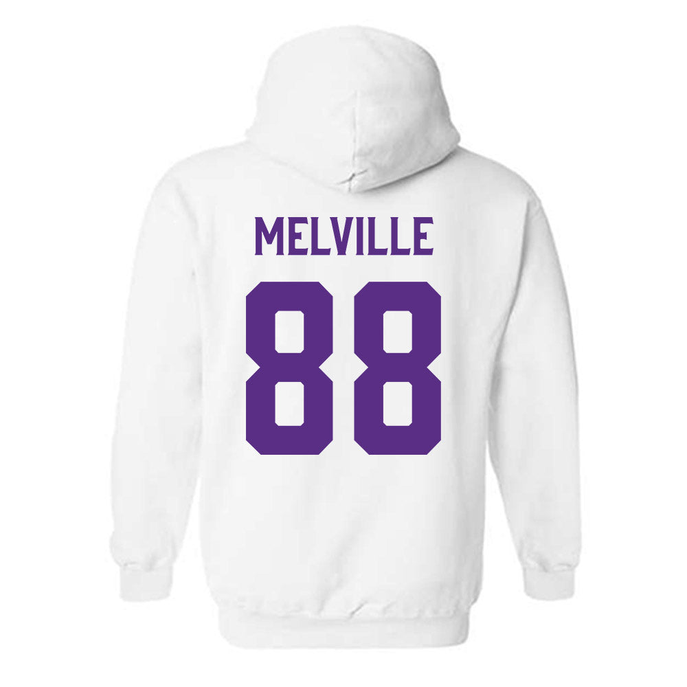 Furman - NCAA Women's Lacrosse : Samantha Melville - Classic Fashion Shersey Hooded Sweatshirt-1