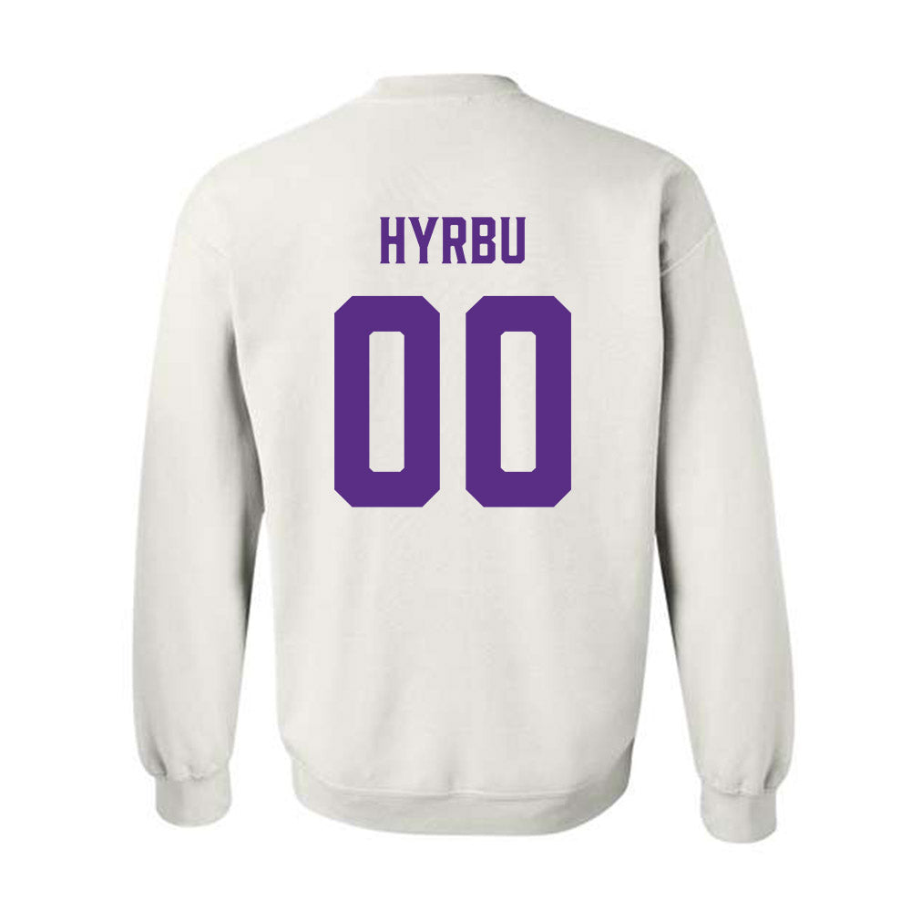Furman - NCAA Football : Tim Hyrbu - Classic Fashion Shersey Crewneck Sweatshirt-1