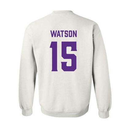 Furman - NCAA Women's Volleyball : Amber Watson - Classic Fashion Shersey Crewneck Sweatshirt-1