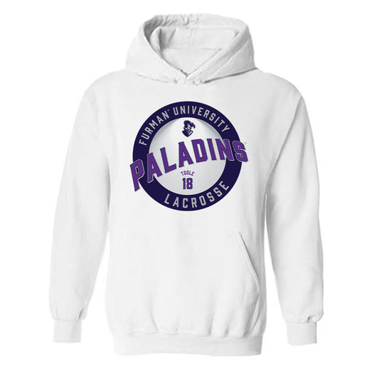 Furman - NCAA Women's Lacrosse : Lily Toole - Classic Fashion Shersey Hooded Sweatshirt-0