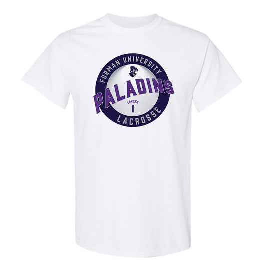 Furman - NCAA Women's Lacrosse : Cassie Larsen - Classic Fashion Shersey T-Shirt-0