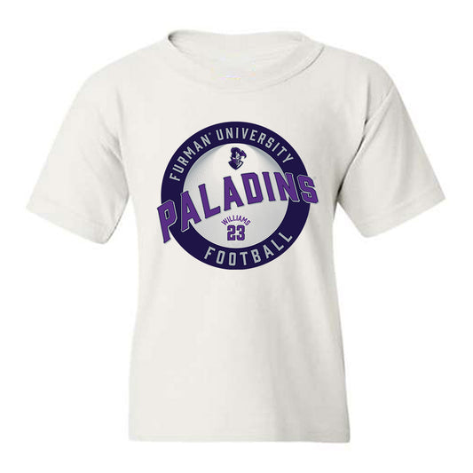 Furman - NCAA Football : Trae Williams - Classic Fashion Shersey Youth T-Shirt-0