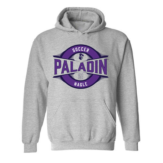 Furman - NCAA Women's Soccer : Marlie Nagle - Classic Fashion Shersey Hooded Sweatshirt-0