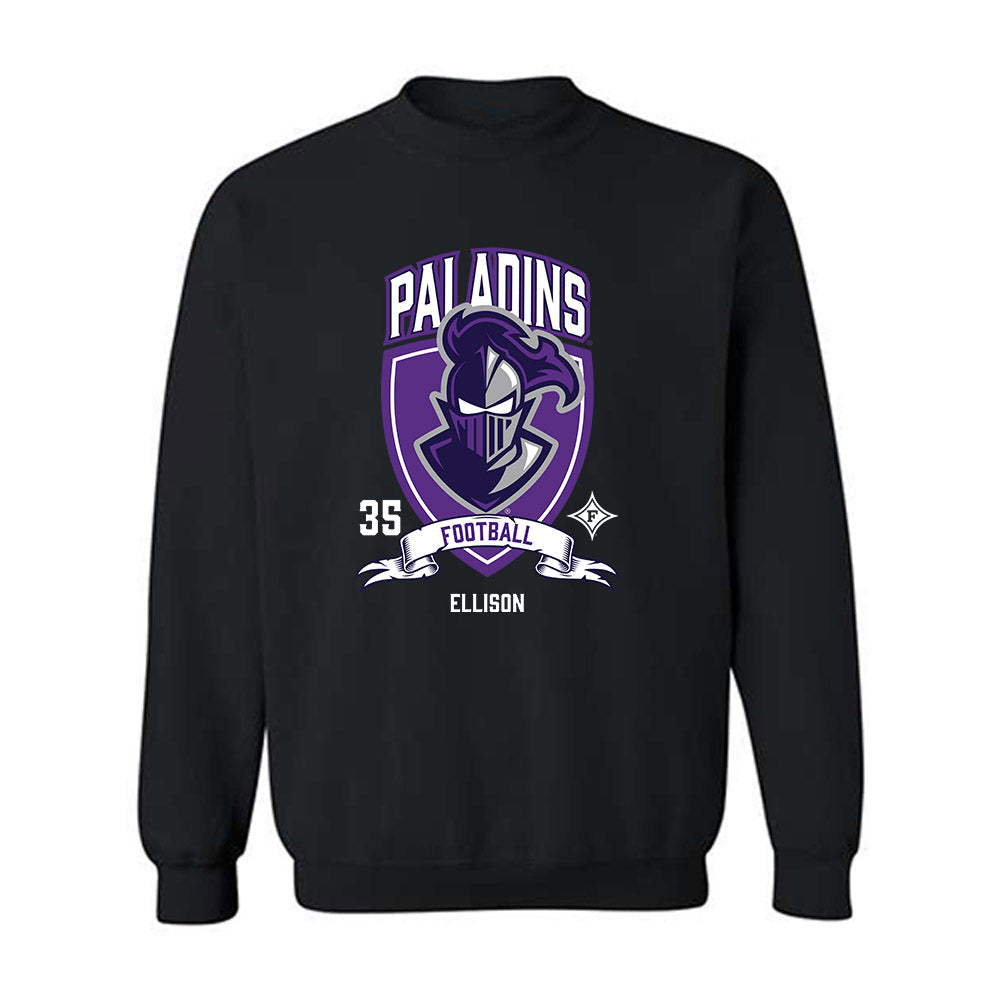 Furman - NCAA Football : Caleb Ellison - Classic Fashion Shersey Crewneck Sweatshirt-0
