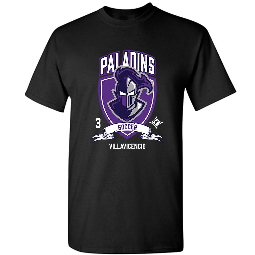 Furman - NCAA Men's Soccer : David Villavicencio - Classic Fashion Shersey T-Shirt-0