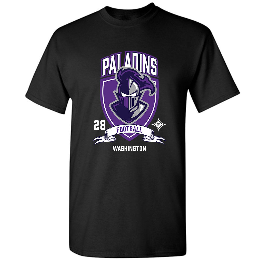 Furman - NCAA Football : Ethan Washington - Classic Fashion Shersey T-Shirt-0