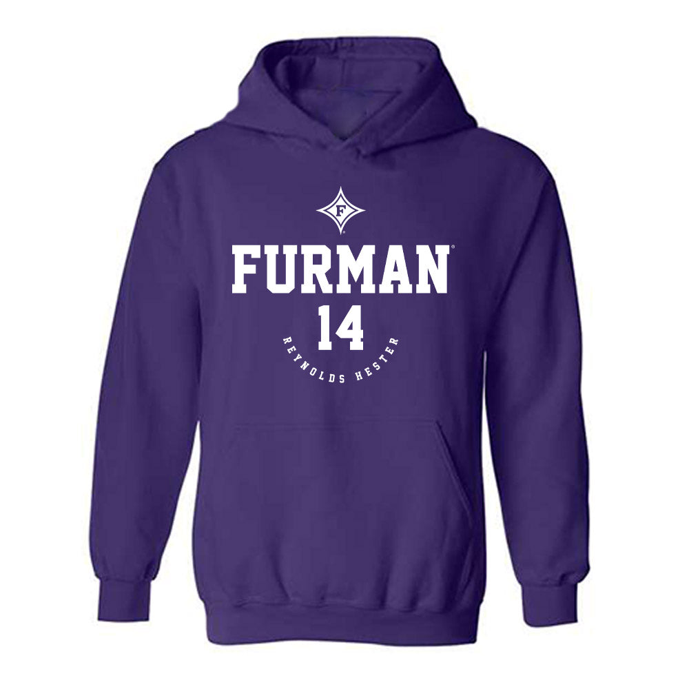 Furman - NCAA Women's Lacrosse : Reynolds Hester - Classic Fashion Shersey Hooded Sweatshirt-0