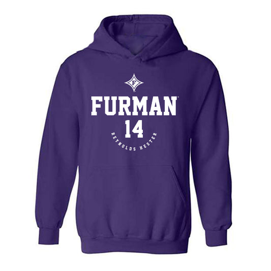 Furman - NCAA Women's Lacrosse : Reynolds Hester - Classic Fashion Shersey Hooded Sweatshirt-0