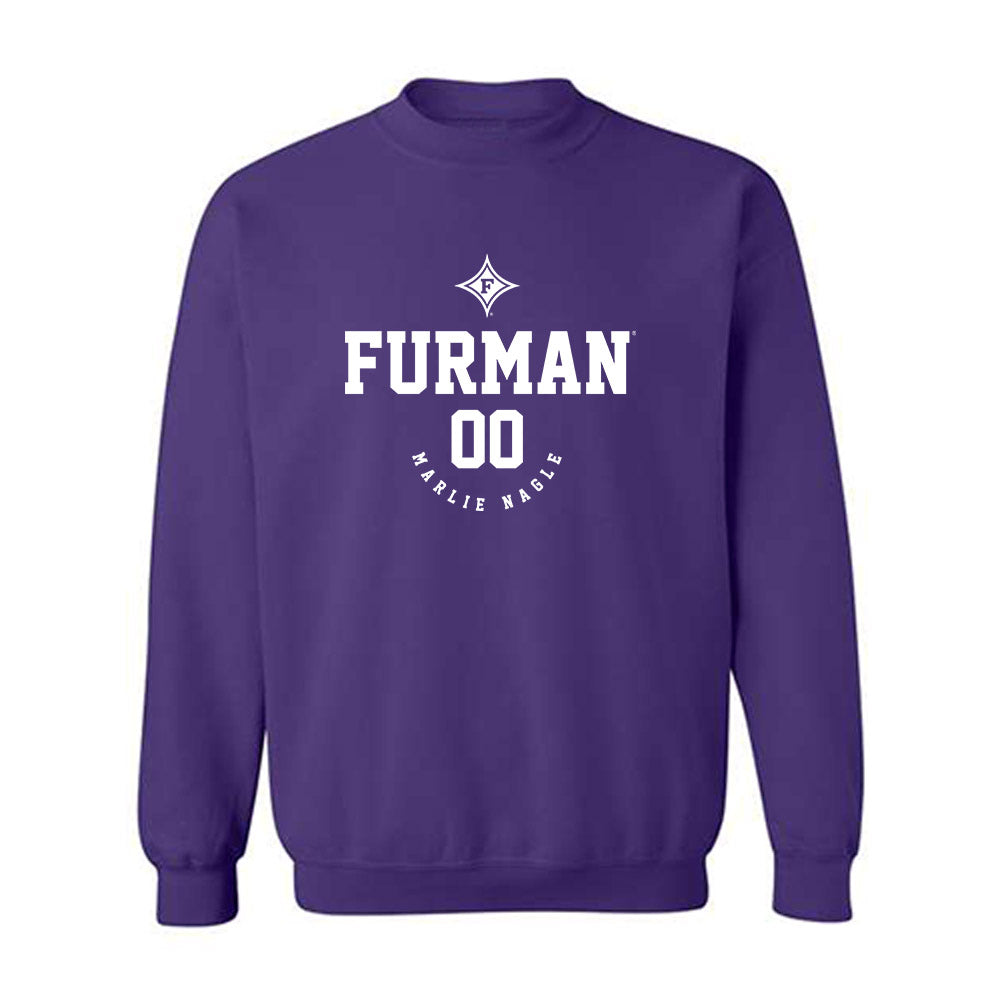 Furman - NCAA Women's Soccer : Marlie Nagle - Classic Fashion Shersey Crewneck Sweatshirt-0
