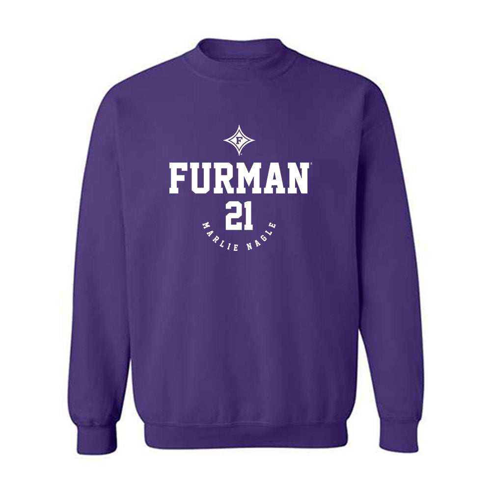 Furman - NCAA Women's Soccer : Marlie Nagle - Classic Fashion Shersey Crewneck Sweatshirt-0