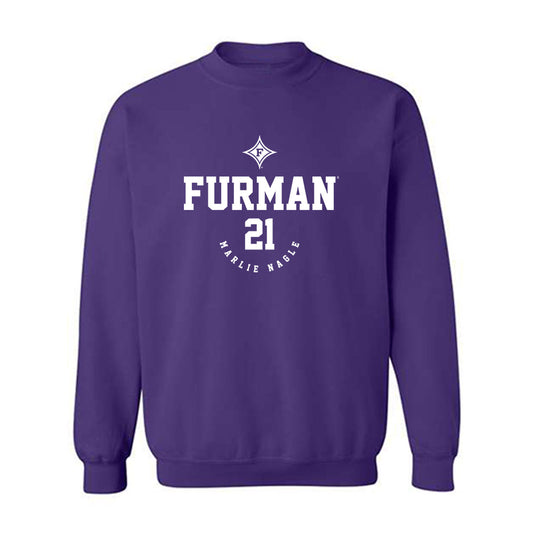 Furman - NCAA Women's Soccer : Marlie Nagle - Classic Fashion Shersey Crewneck Sweatshirt-0
