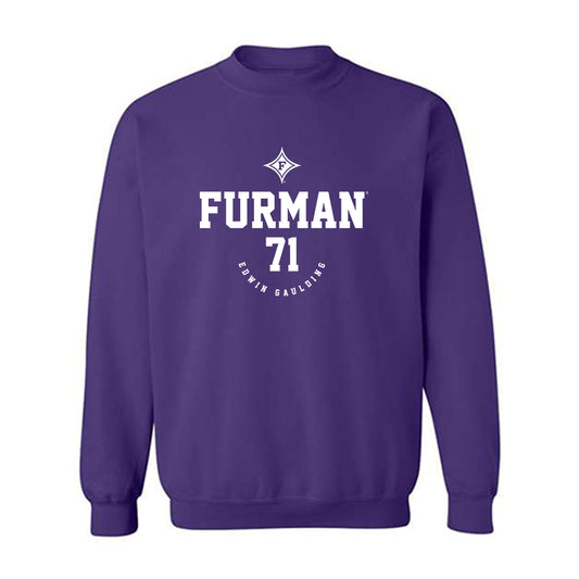 Furman - NCAA Football : Edwin Gaulding - Classic Fashion Shersey Crewneck Sweatshirt-0