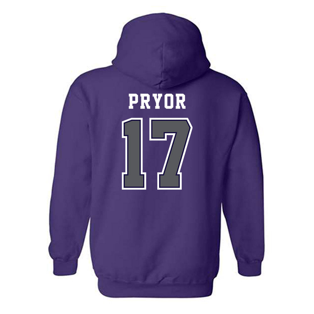 Furman - NCAA Football : Jackson Pryor - Classic Shersey Hooded Sweatshirt-1