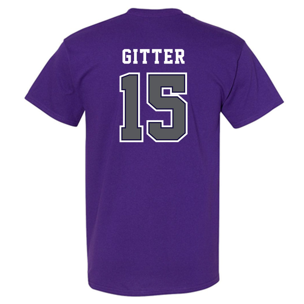 Furman - NCAA Football : Gray Gitter - Classic Shersey T-Shirt-1