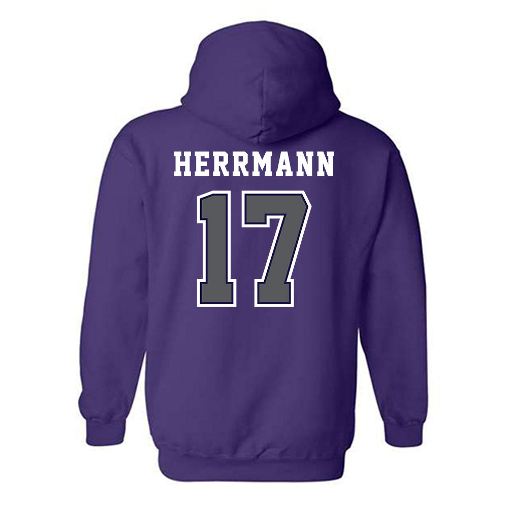 Furman - NCAA Women's Soccer : Ellie Herrmann - Classic Shersey Hooded Sweatshirt-1