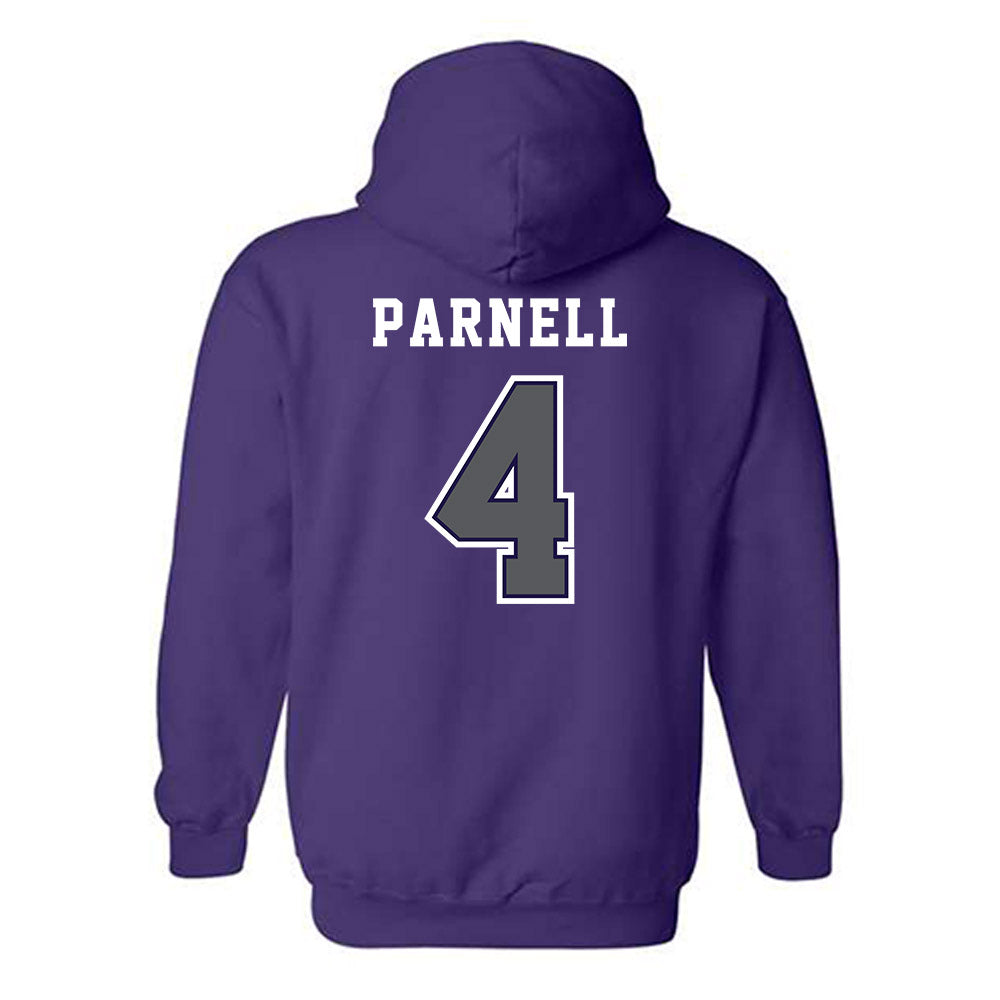 Furman - NCAA Women's Basketball : Kyraha Parnell - Classic Shersey Hooded Sweatshirt-1