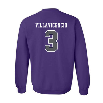 Furman - NCAA Men's Soccer : David Villavicencio - Classic Shersey Crewneck Sweatshirt-1