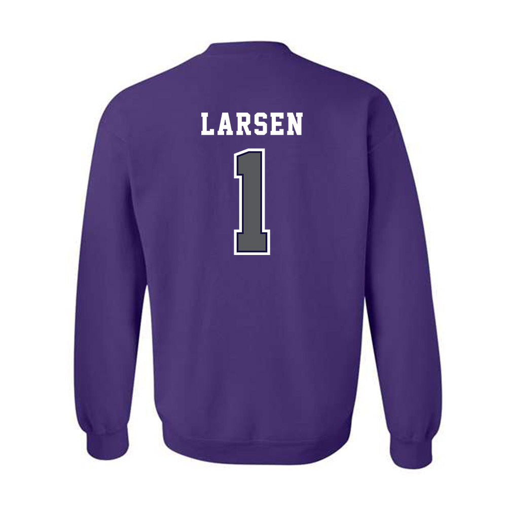 Furman - NCAA Women's Lacrosse : Cassie Larsen - Classic Shersey Crewneck Sweatshirt-1