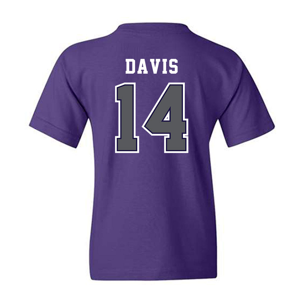 Furman - NCAA Football : Isaiah Davis - Classic Shersey Youth T-Shirt-1