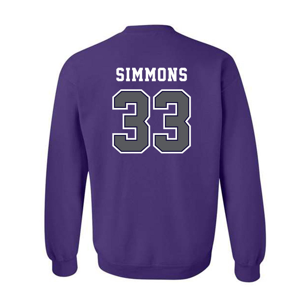 Furman - NCAA Football : Nick Simmons - Classic Shersey Crewneck Sweatshirt-1