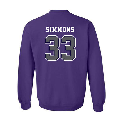 Furman - NCAA Football : Nick Simmons - Classic Shersey Crewneck Sweatshirt-1
