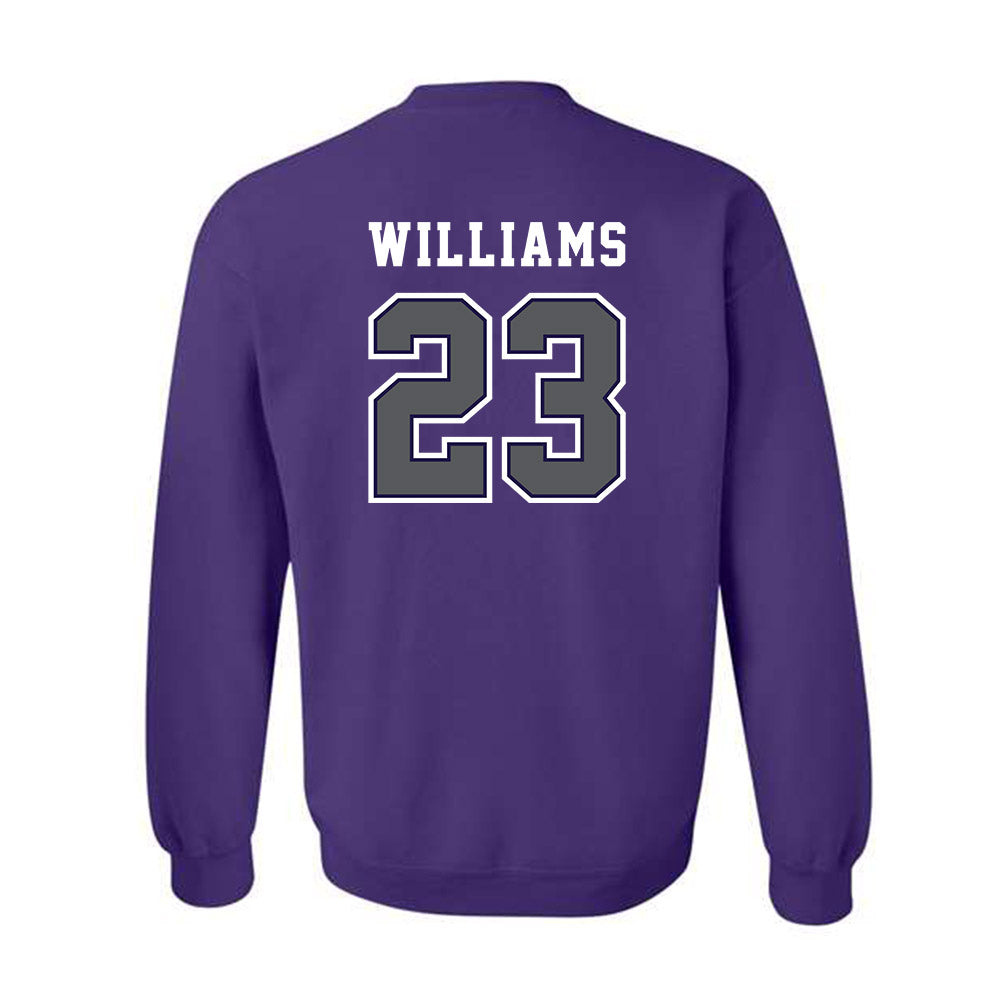 Furman - NCAA Football : Trae Williams - Classic Shersey Crewneck Sweatshirt-1