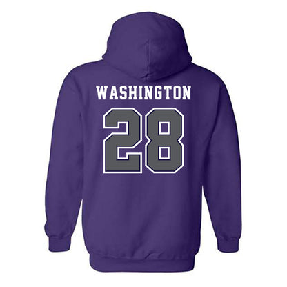 Furman - NCAA Football : Ethan Washington - Classic Shersey Hooded Sweatshirt-1