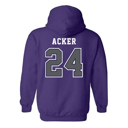 Furman - NCAA Women's Basketball : Jaelyn Acker - Classic Shersey Hooded Sweatshirt-1