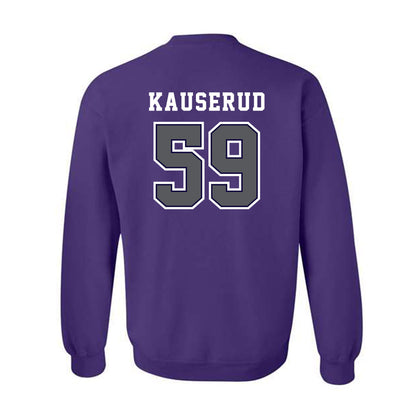 Furman - NCAA Football : Ty Kauserud - Classic Shersey Crewneck Sweatshirt-1