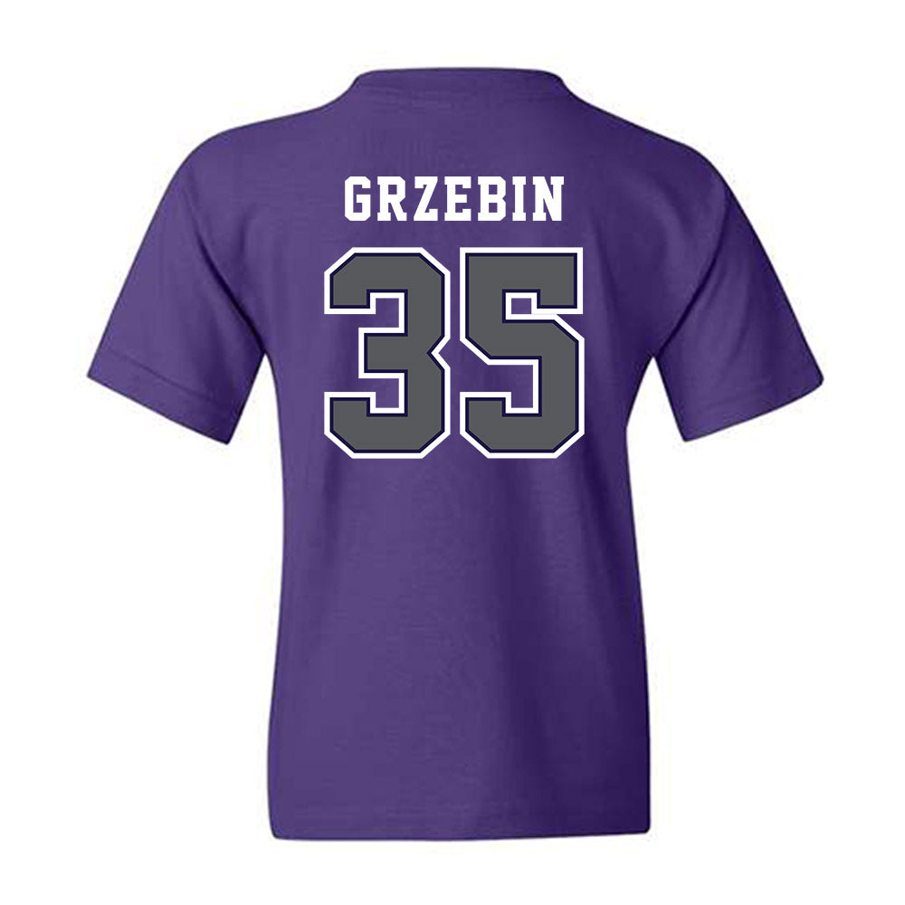Furman - NCAA Football : Emmett Grzebin - Classic Shersey Youth T-Shirt-1