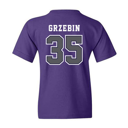 Furman - NCAA Football : Emmett Grzebin - Classic Shersey Youth T-Shirt-1