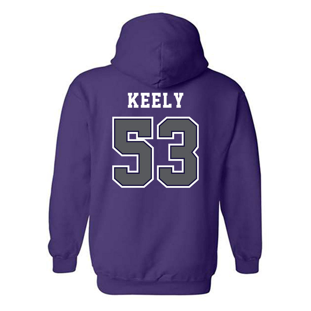 Furman - NCAA Football : Mason Keely - Classic Shersey Hooded Sweatshirt-1