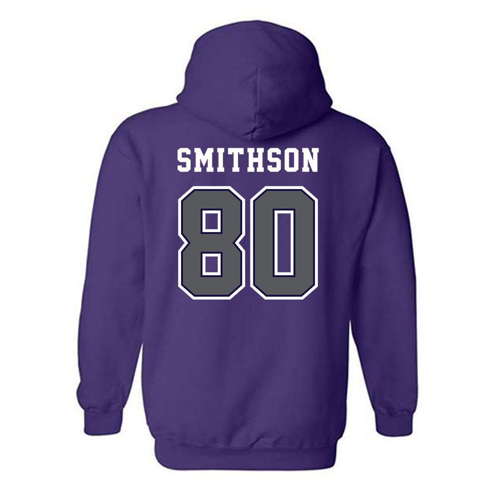 Furman - NCAA Football : Gram Smithson - Classic Shersey Hooded Sweatshirt-1