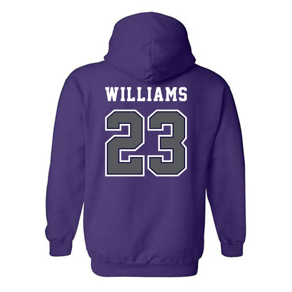 Furman - NCAA Football : Trae Williams - Classic Shersey Hooded Sweatshirt-1