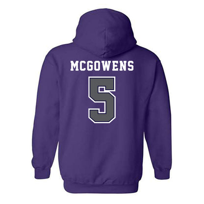 Furman - NCAA Women's Basketball : Raina McGowens - Classic Shersey Hooded Sweatshirt-1
