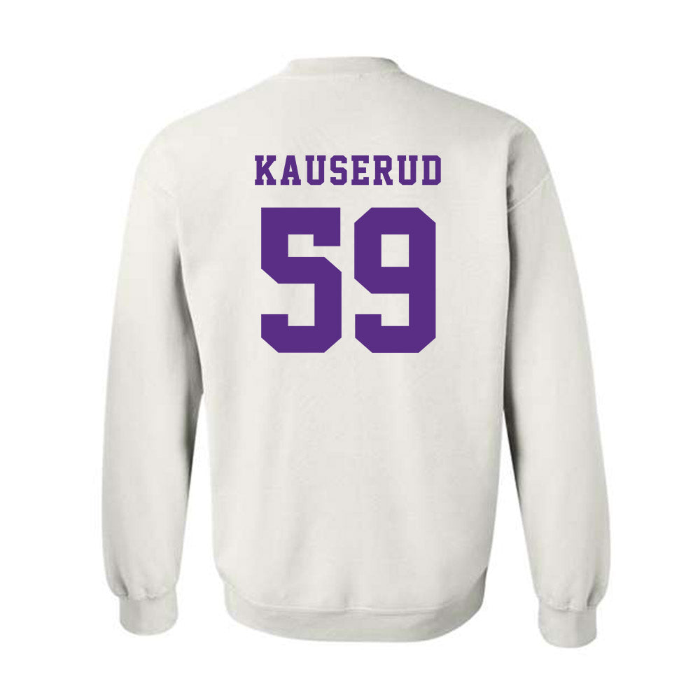 Furman - NCAA Football : Ty Kauserud - Classic Shersey Crewneck Sweatshirt-1