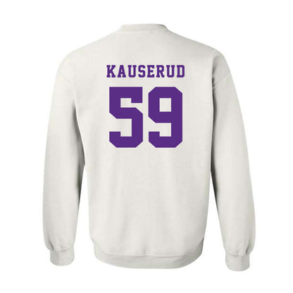 Furman - NCAA Football : Ty Kauserud - Classic Shersey Crewneck Sweatshirt-1