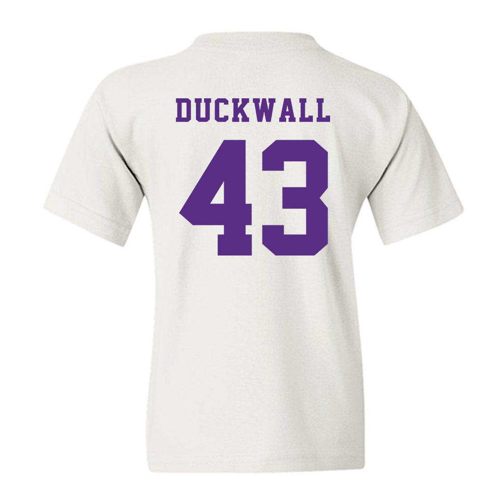 Furman - NCAA Football : Max Duckwall - Classic Shersey Youth T-Shirt-1