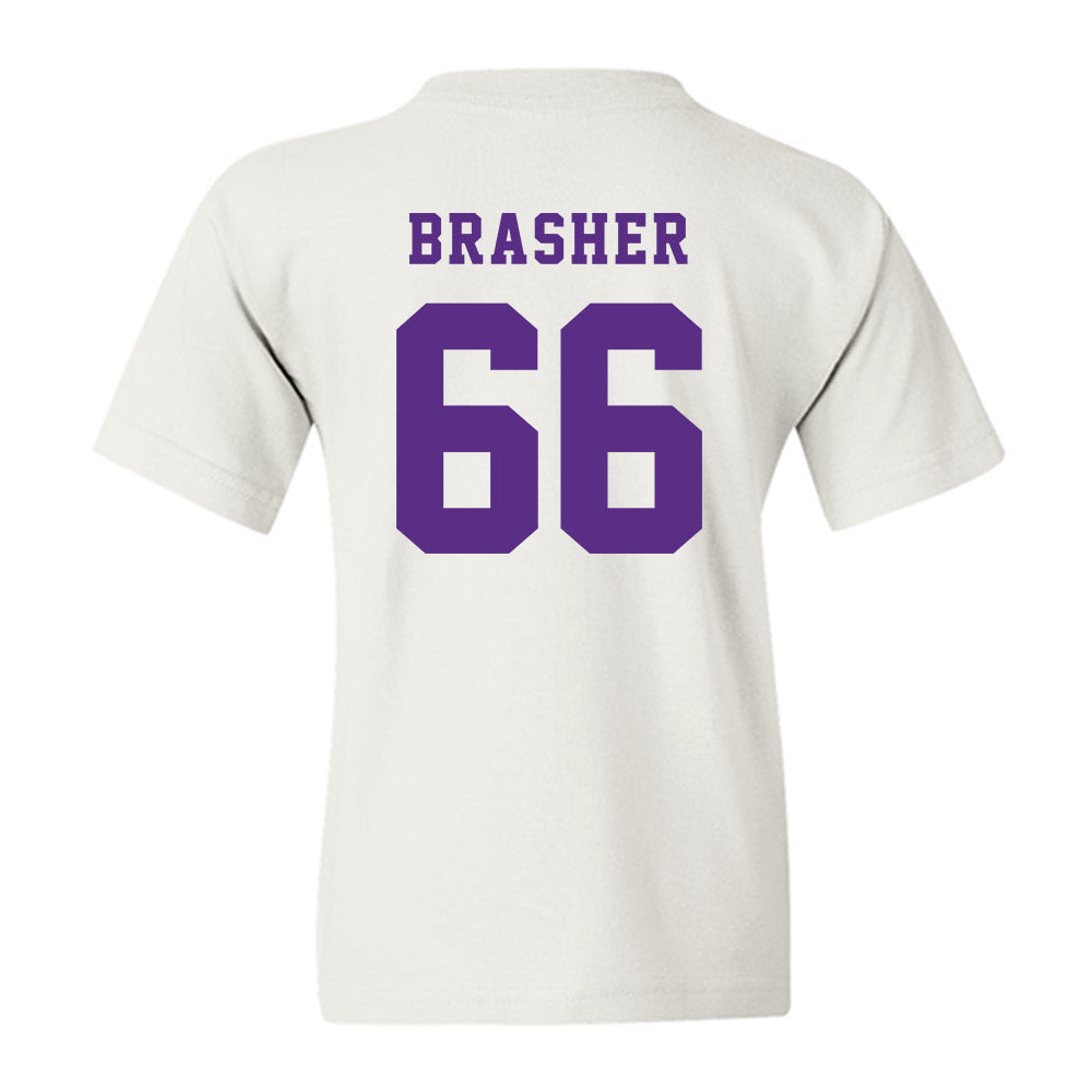 Furman - NCAA Football : Eli Brasher - Classic Shersey Youth T-Shirt-1