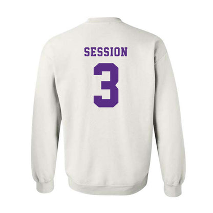 Furman - NCAA Women's Basketball : Jada Session - Classic Shersey Crewneck Sweatshirt-1