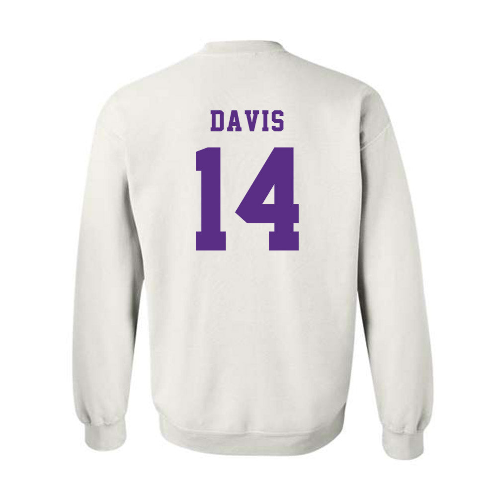 Furman - NCAA Football : Isaiah Davis - Classic Shersey Crewneck Sweatshirt-1